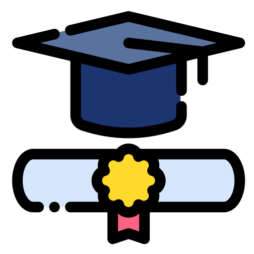 graduación icono gratis