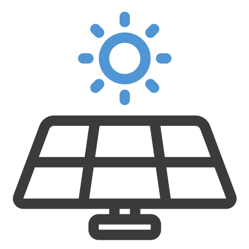 panel solar icono gratis