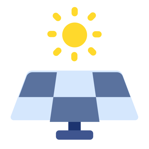 panel solar icono gratis