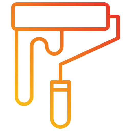 Paint roller free icon
