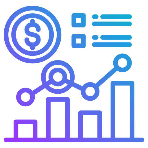 analyse de marché Icône gratuit