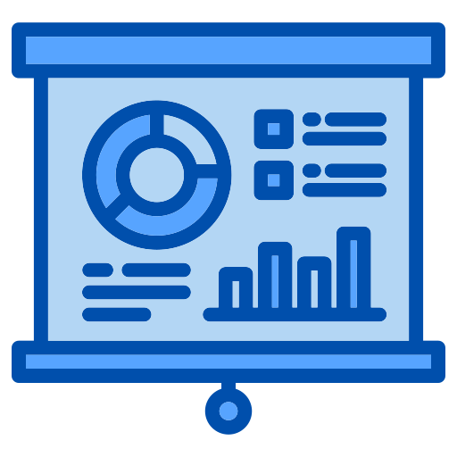 visualización de datos icono gratis