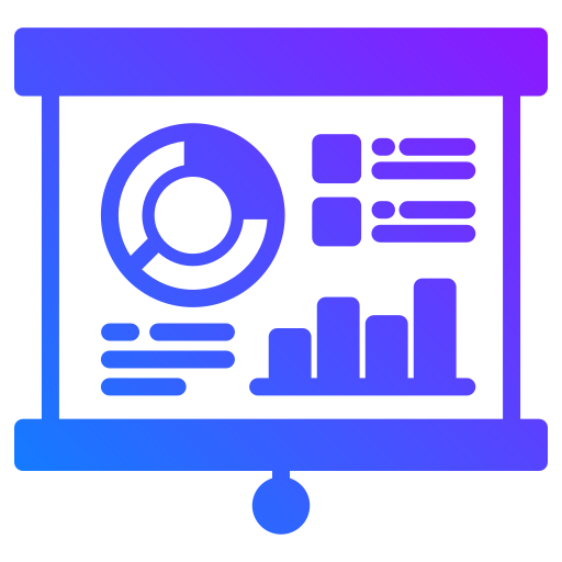 visualización de datos icono gratis