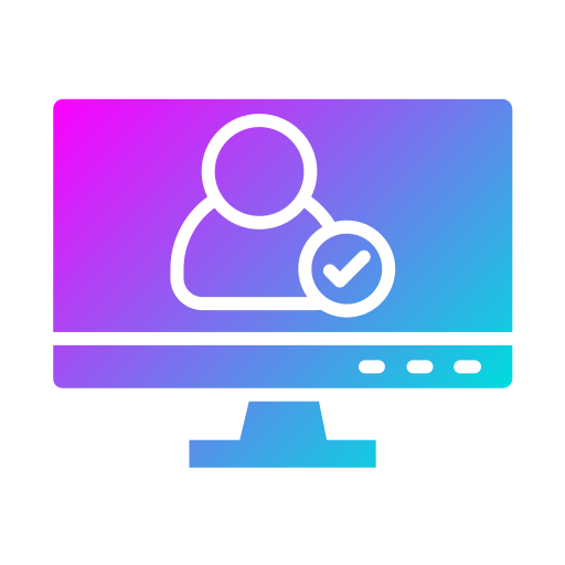 usuario verificado icono gratis