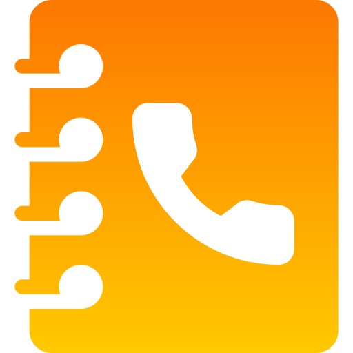 directorio telefónico icono gratis