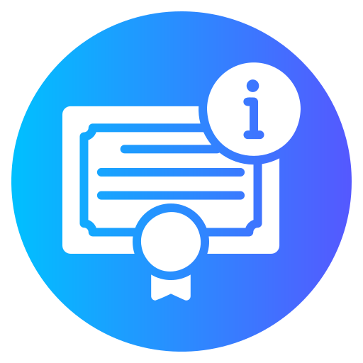 certificado icono gratis