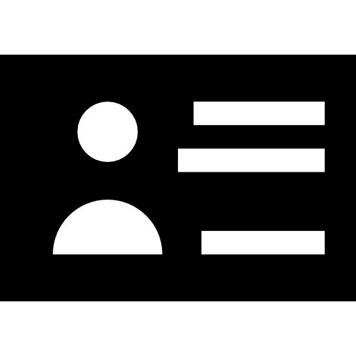 tarjeta de identificación icono gratis