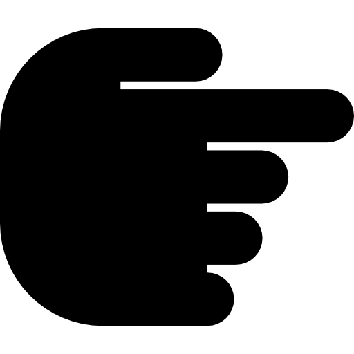 Pointing right - Free gestures icons