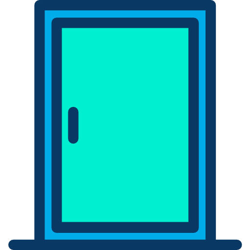 porta grátis ícone porta grátis ícone