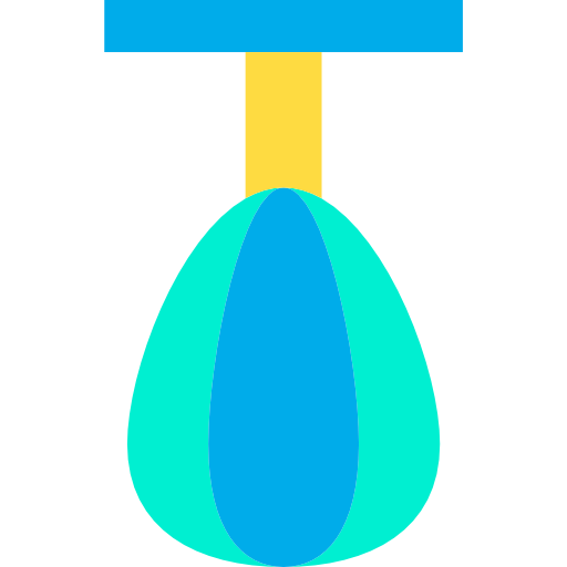 Punching ball free icon