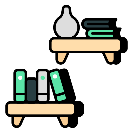 estante para libros icono gratis