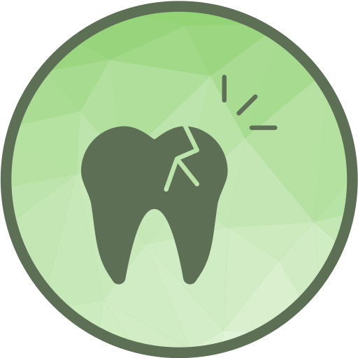 dente rachado grátis ícone dente rachado grátis ícone