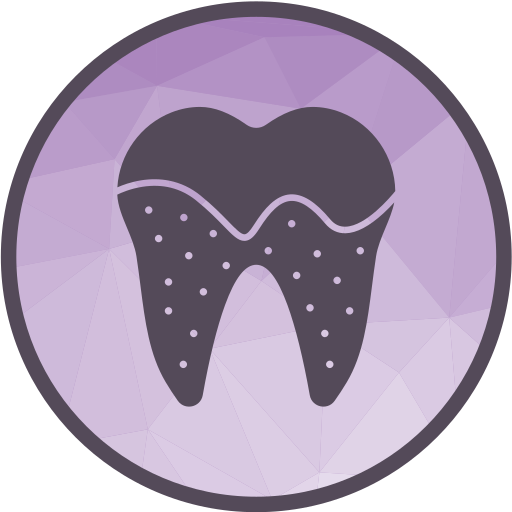 cálculo dental icono gratis