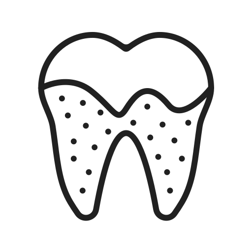 cálculo dental icono gratis