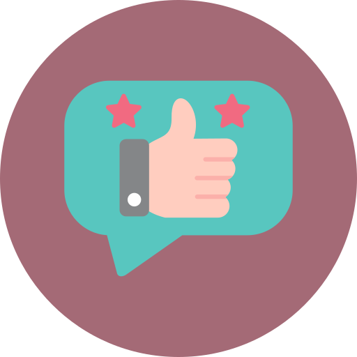 comentarios de los clientes icono gratis