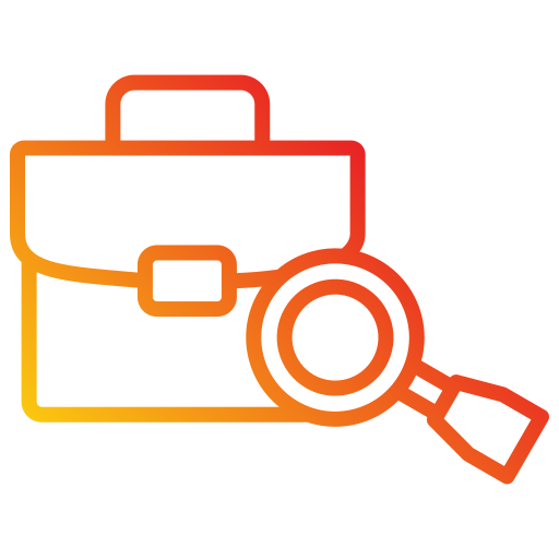 búsqueda de trabajo icono gratis