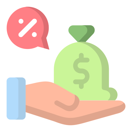 Commission free icon