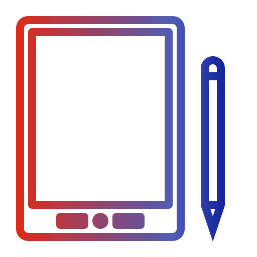 tableta de dibujo icono gratis