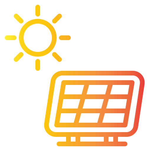 panel solar icono gratis