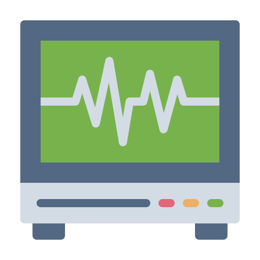 monitor de ecg icono gratis