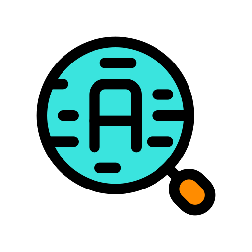 búsqueda por palabra clave icono gratis