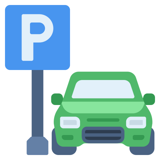 aparcamiento de coches icono gratis