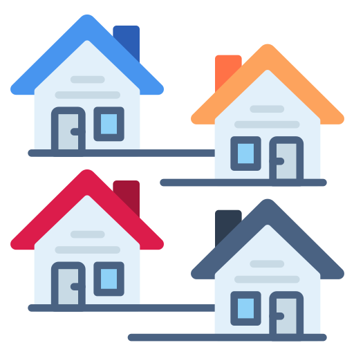 zone d'habitation Icône gratuit