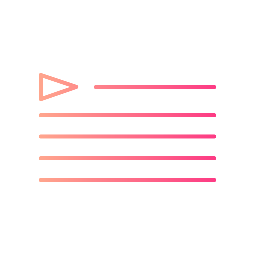 lista de reproducción icono gratis