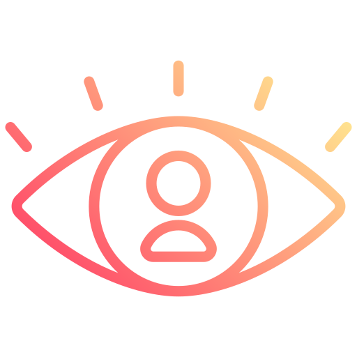 visión icono gratis