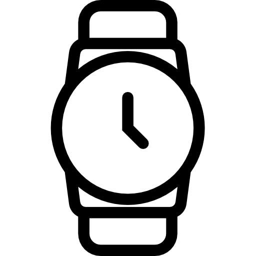 relógio de pulso grátis ícone
