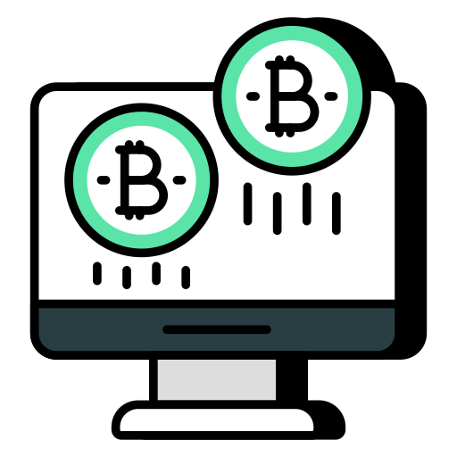 Bitcoin free icon Bitcoin free icon