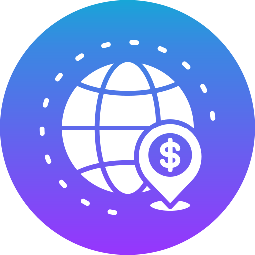 Global finance free icon