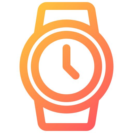 reloj de mano icono gratis