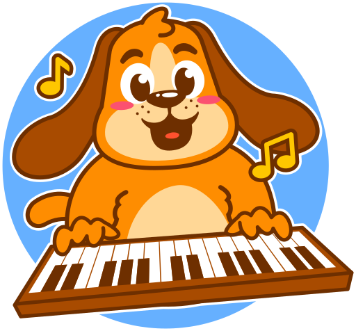 piano gratis sticker