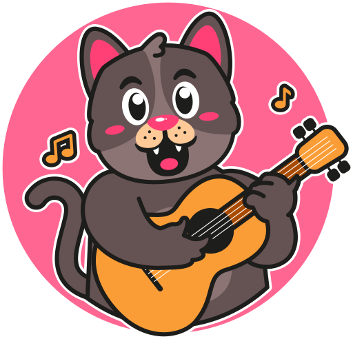 guitarra gratis sticker