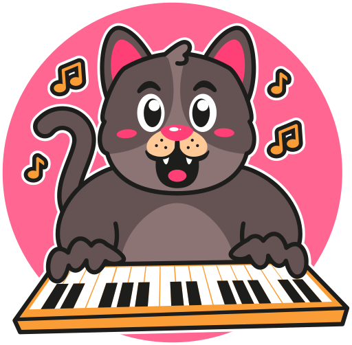 klavier kostenlos Sticker