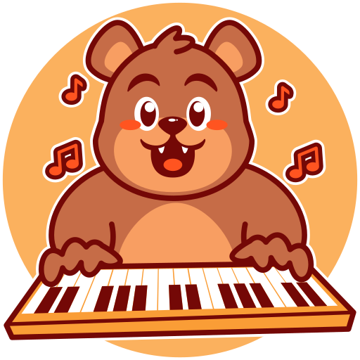 piano gratis sticker