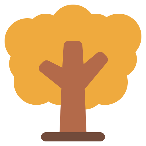 árbol de otoño icono gratis