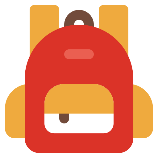 mochila icono gratis