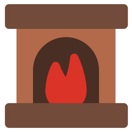 Fireplace free icon Fireplace free icon