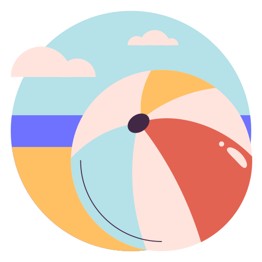 Beach ball free sticker Beach ball free sticker