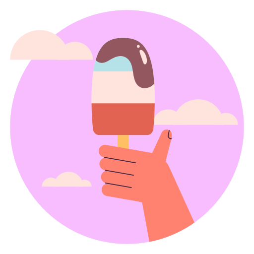Ice cream free sticker Ice cream free sticker