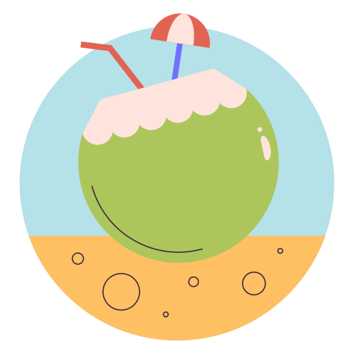 noix de coco gratuit sticker noix de coco gratuit sticker