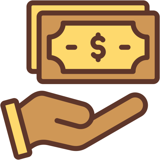 Денежная купюра бесплатно иконка