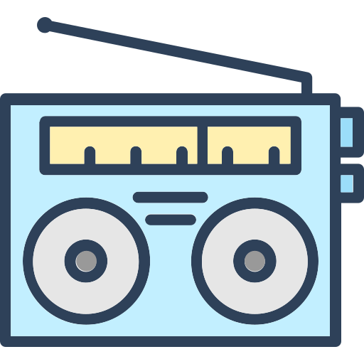 radio vieja icono gratis