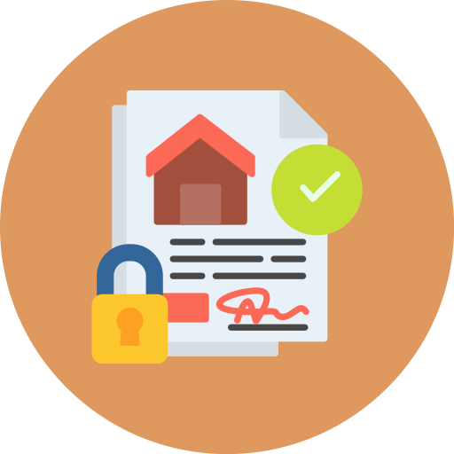 seguro de hogar icono gratis