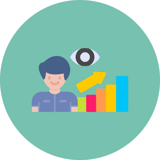 visión icono gratis