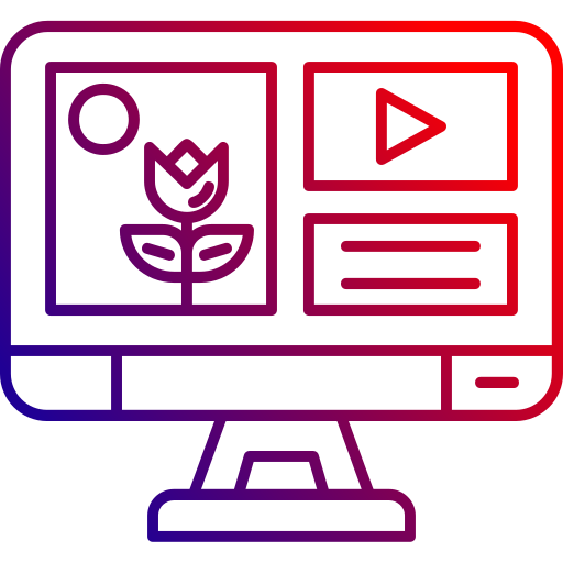 medios de comunicación icono gratis