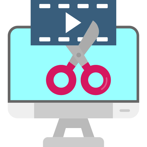 editeur de vidéo Icône gratuit