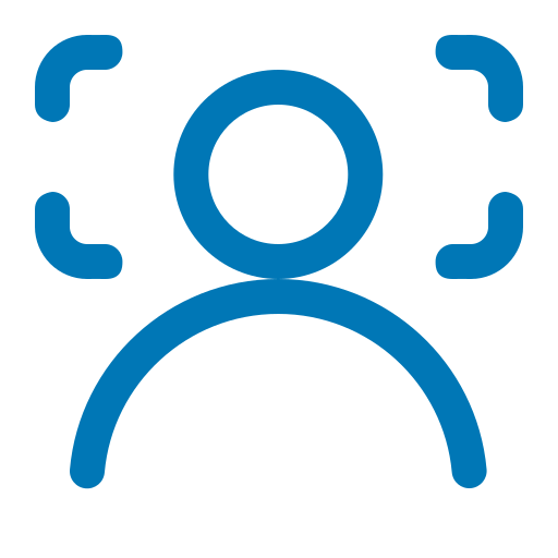 Face recognition free icon